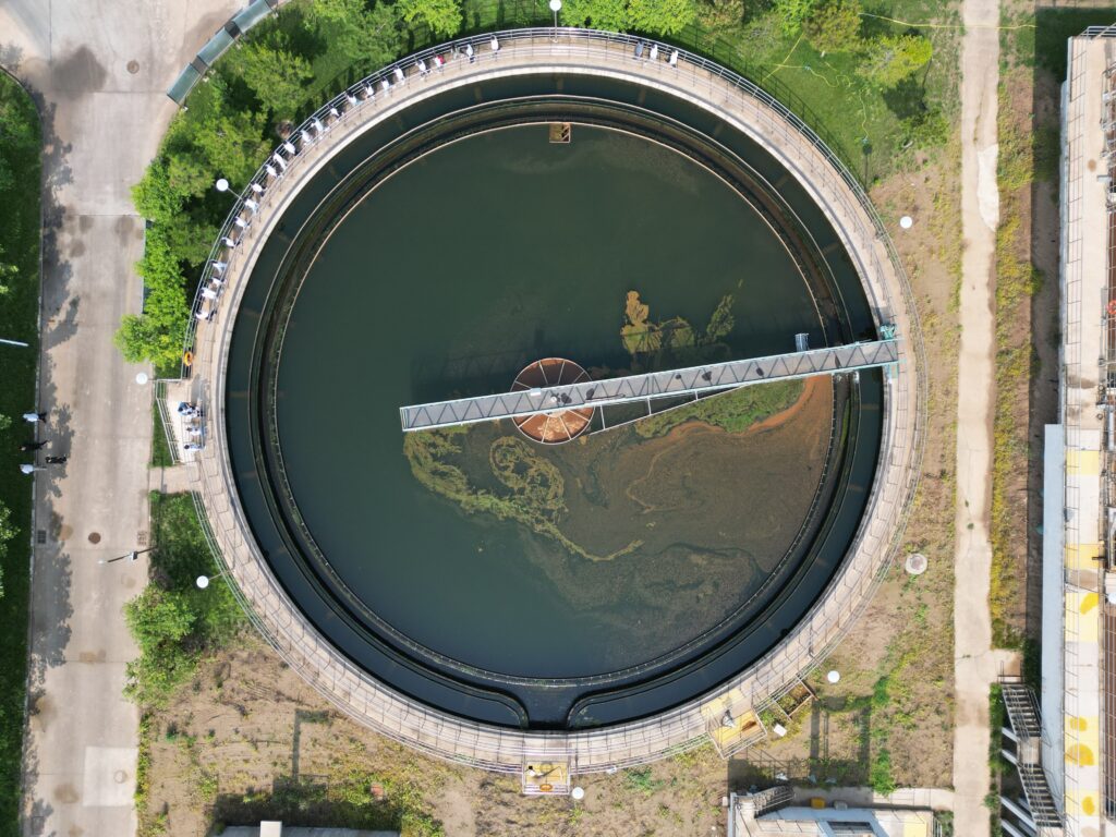 Circular wastewater treatment plant